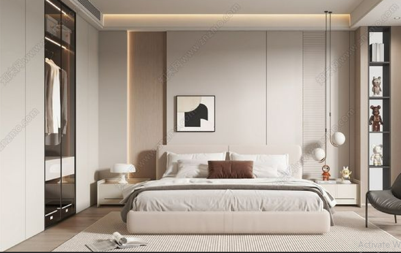 Cozy Neutral Style Bedroom