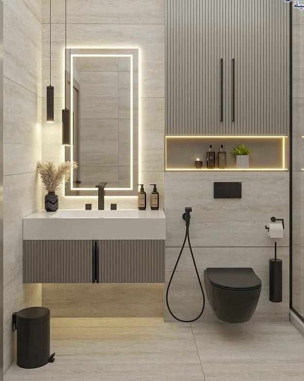 Modern Bathroom Layout