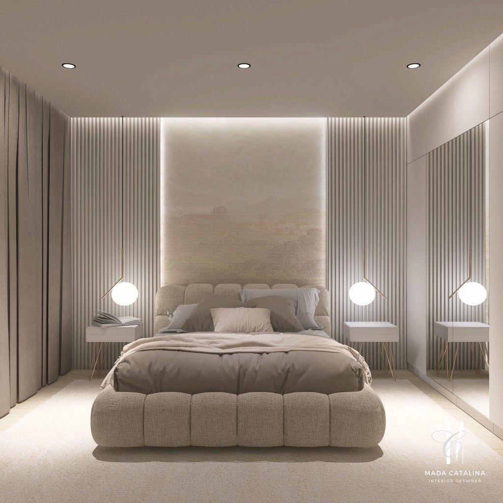 Modern Bedroom Layout Dubai