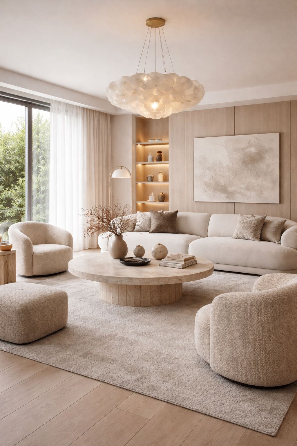 Luxury Living Room Layout Dubai